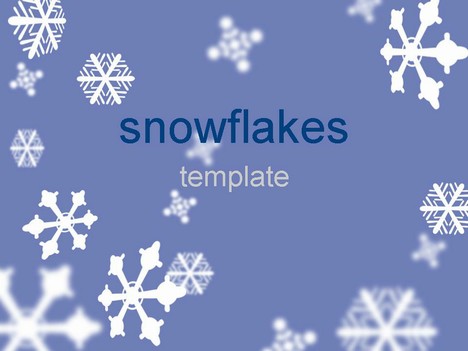 Snowflakes Powerpoint Template from www.presentationmagazine.com