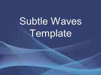 Subtle Waves Business Template