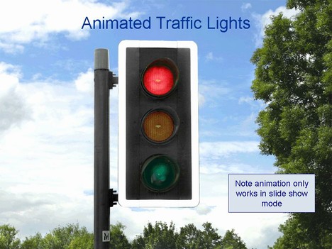 Traffic Lights Animated Template