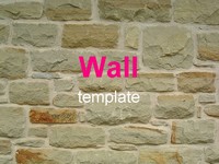 Wall PowerPoint template thumbnail