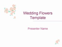 Wedding Flowers 2 template thumbnail