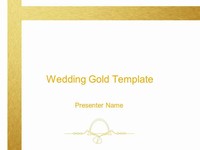 Wedding Gold Decoration template thumbnail