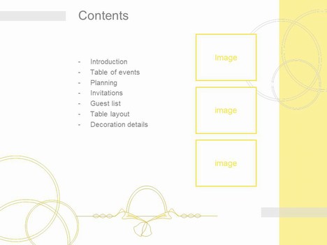Wedding Planning Template inside page
