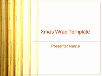 Christmas Wrap Template thumbnail
