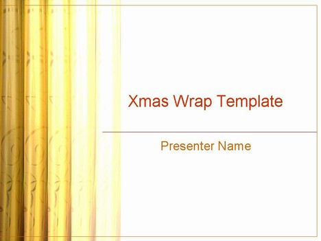 Christmas Wrap Template