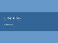Small Icons Blue