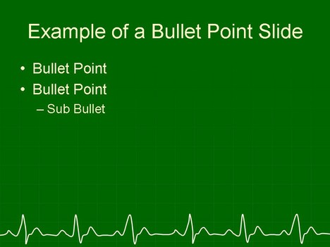 Heartbeat PowerPoint Template inside page