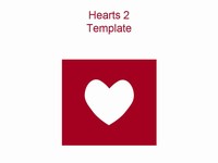 Hearts 2 PowerPoint Template thumbnail