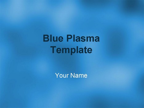 Blue Plasma Template