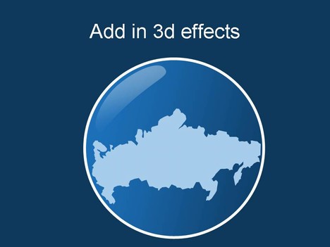 Powerpoint map of Russia inside page