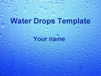 Water Drops Template thumbnail