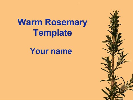 Rosemary Template