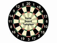 Dart Board Template