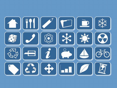 Small Clip Art Icons inside page