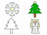 Christmas Tree Clip Art thumbnail