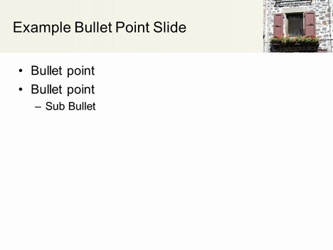 Window Shutter Template inside page