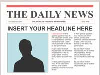 Editable PowerPoint Newspapers thumbnail