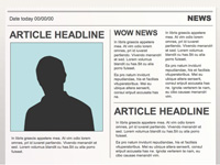 powerpoint newspaper template