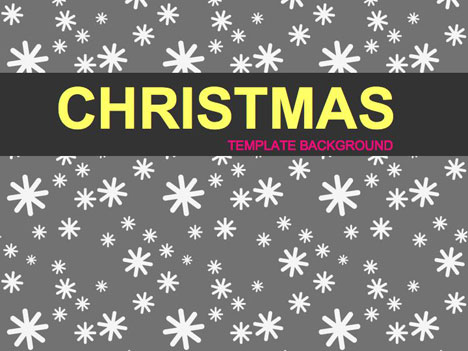 Christmas Vector Snow Template