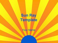 Sun Ray Template