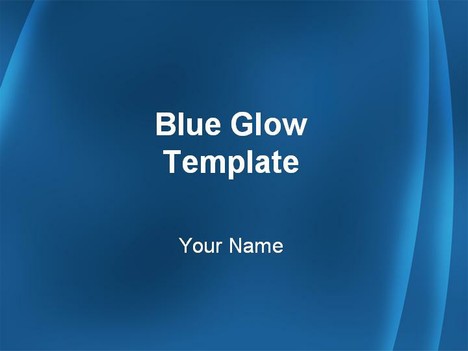 Blue Glow Template