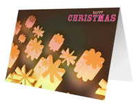 Christmas Snow Lights Card