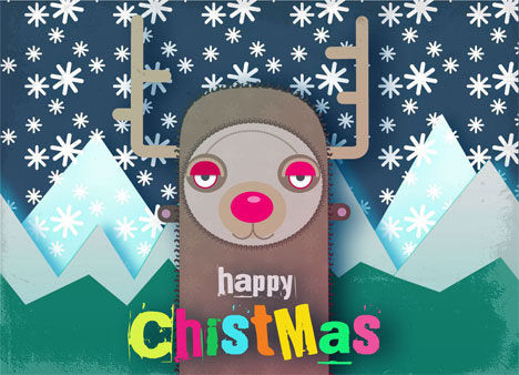 Rudolf the Red-Nosed Reindeer Card