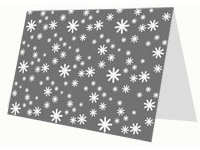 White Snow Greeting Card thumbnail