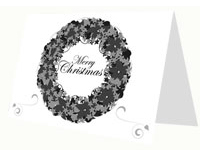Black and White Christmas Card thumbnail