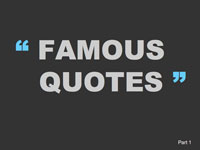 Famous quotes template thumbnail
