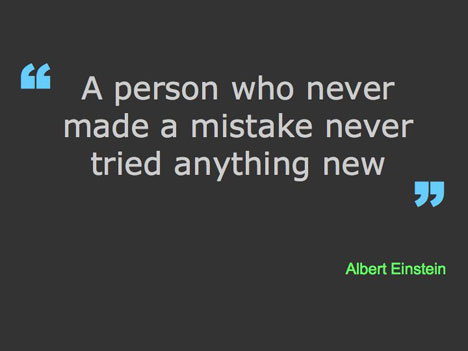 Famous quotes template inside page