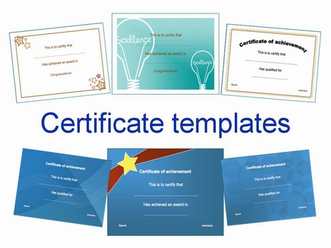 Certificate Clip Art – Set 2