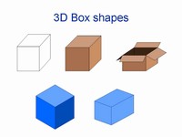 3D box shapes