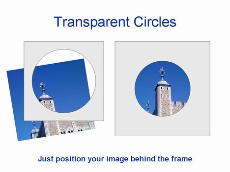 Transparent circles