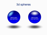 3d spheres in PowerPoint thumbnail
