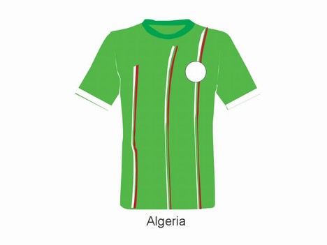 2010 World Cup Individual Team Shirts inside page