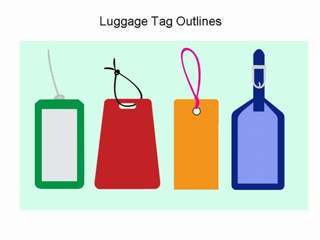 Luggage Tag Template