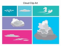 Cloud Clip Art thumbnail