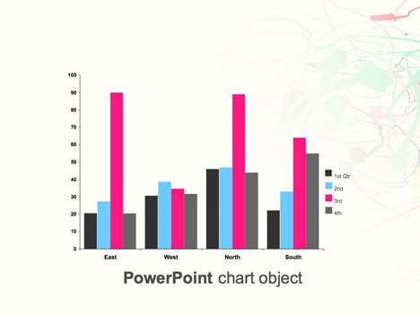 Abstract Art PowerPoint Template inside page