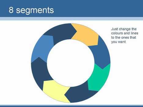 PowerPoint Circle Slide Template inside page