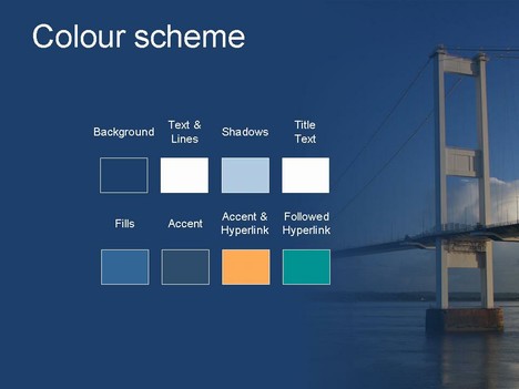 Bridge PowerPoint Template inside page