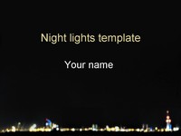 City Night Lights Template thumbnail