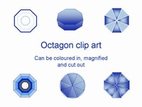 Octagon Clip Art Template thumbnail