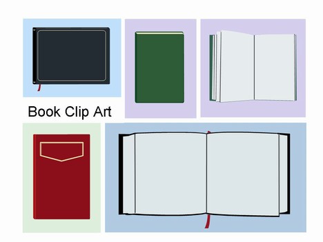 Open Book Printable Clip Art and Images