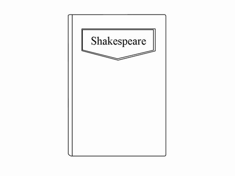 Book Clip Art Template inside page