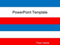 Red, White and Blue Template thumbnail