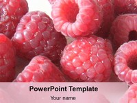 Raspberry PowerPoint Template thumbnail
