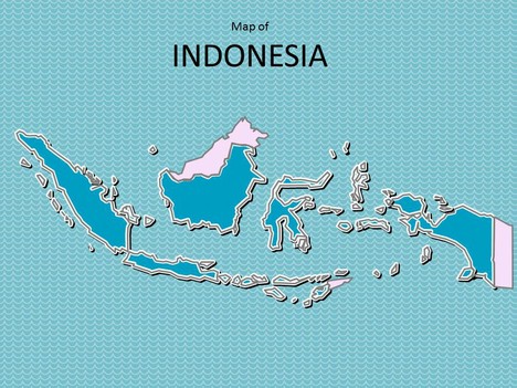 Map of Indonesia Template