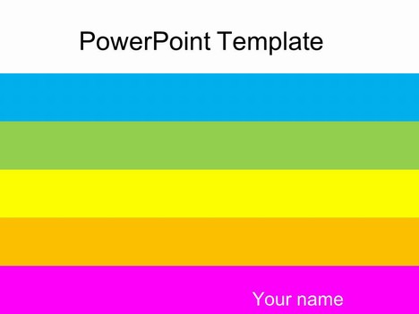 Bold Colours PowerPoint