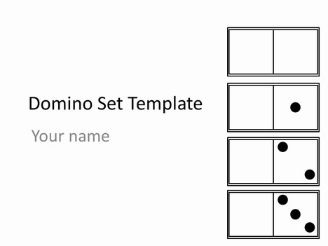 Dominoes Template